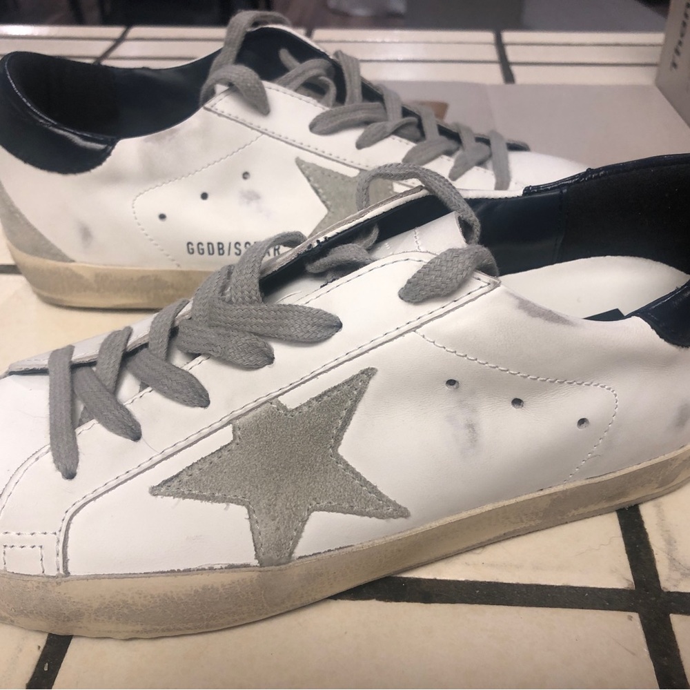 Women’s Golden Goose Super Star, Low Top Sneakers Size 38